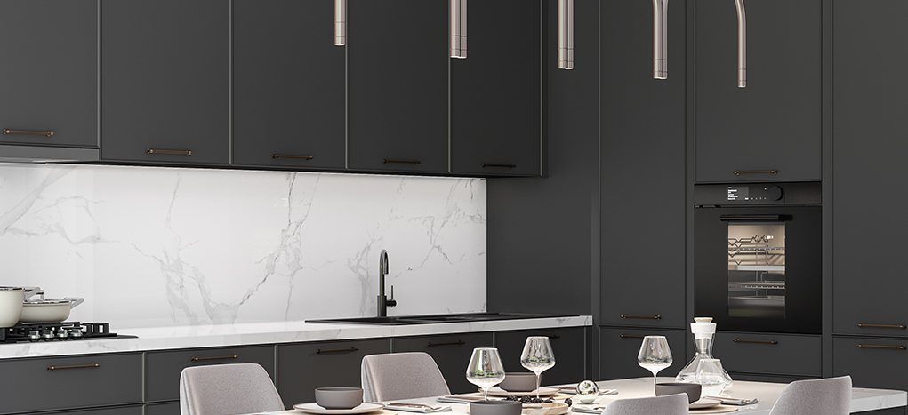AGT Dolphin Grey 3023 — decorative furniture panel for custom cabinetry, view 4
