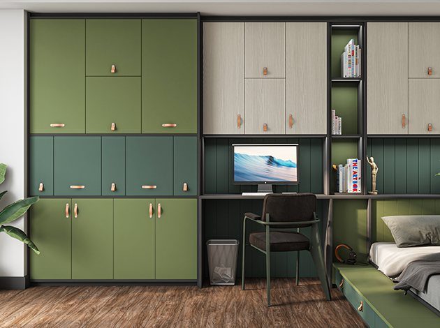 AGT Caretta Green 3051 — decorative furniture panel for custom cabinetry, view 6