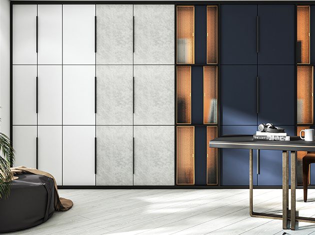 AGT Polar White 3055 — decorative furniture panel for custom cabinetry, view 5