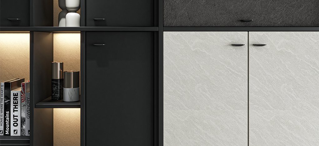 AGT Slate Cream 3056 — decorative furniture panel for custom cabinetry, view 5