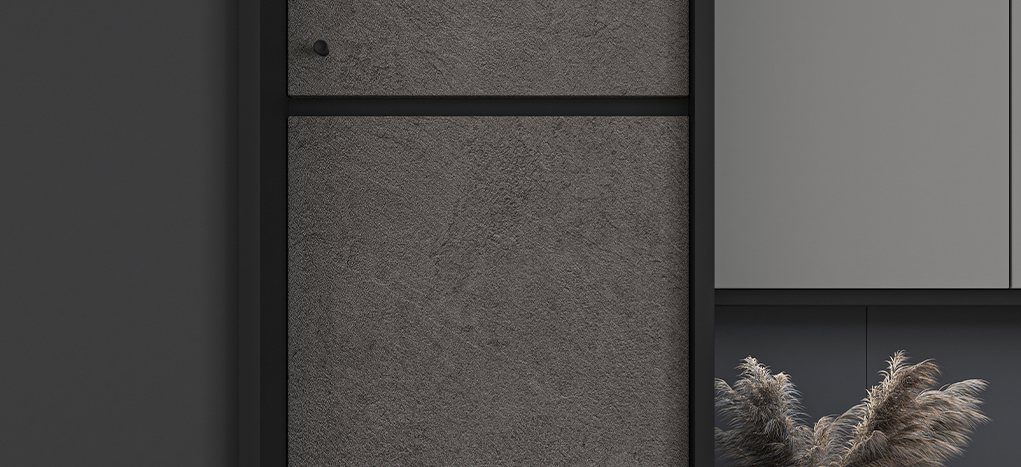 AGT Slate Grey 3057 — decorative furniture panel for custom cabinetry, view 4