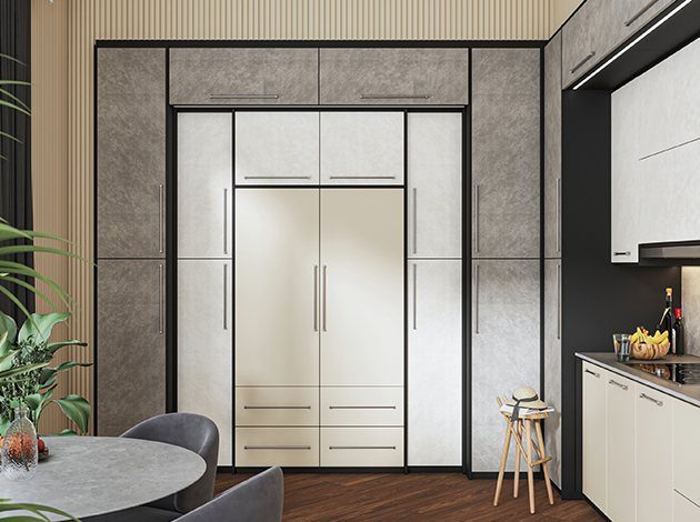 AGT Timber Grey 3071 — decorative furniture panel for custom cabinetry, view 5