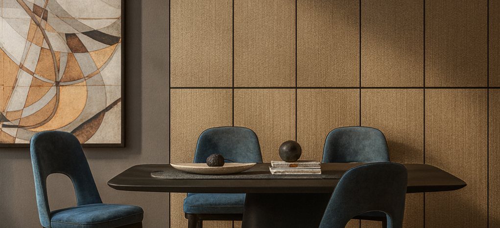 AGT Linea Brown 3103 — decorative furniture panel for custom cabinetry, view 2