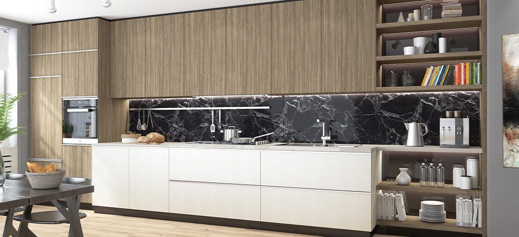 AGT Toledo Light Wood 388 — decorative furniture panel for custom cabinetry, view 2