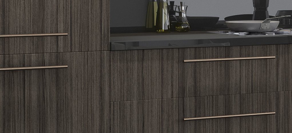 AGT Toledo Dark Wood 389 — decorative furniture panel for custom cabinetry, view 4