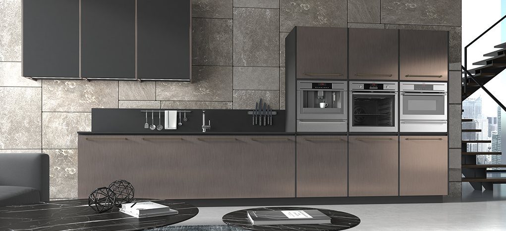 AGT Picasso Inoks 394 — decorative furniture panel for custom cabinetry, view 4