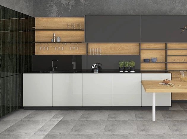 AGT HG Anthracite 6022 — decorative furniture panel for custom cabinetry, view 5