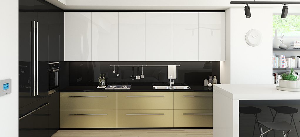 AGT HG Bianco 647 — decorative furniture panel for custom cabinetry, view 2
