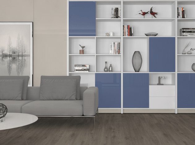 AGT HG Galaxy White 670 — decorative furniture panel for custom cabinetry, view 5