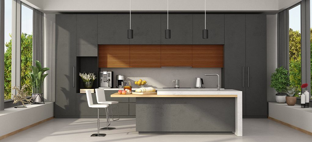 AGT Tobacco L020 — mdf lam for custom cabinetry, view 2