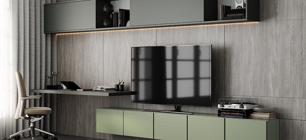 AGT Fossil Grey L157 — mdf lam for custom cabinetry, view 2