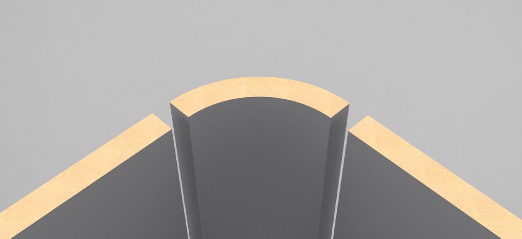 AGT MP-1190 MP-1190 — furniture profile for custom cabinetry, view 3
