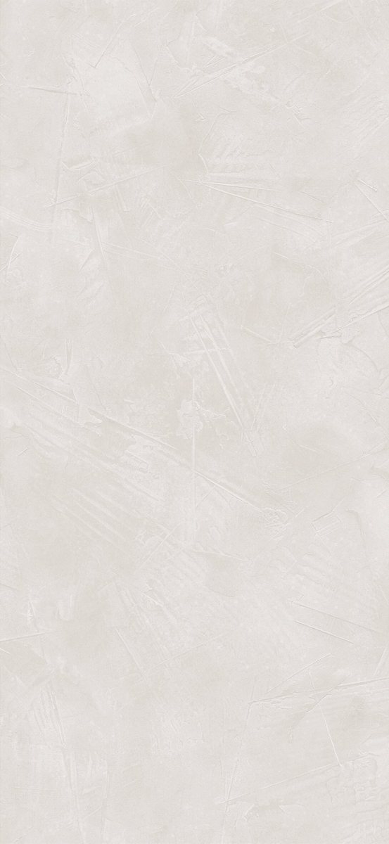 ALVIC Stuco 01 Blanco white stucco-effect panel sample in LUXE high gloss