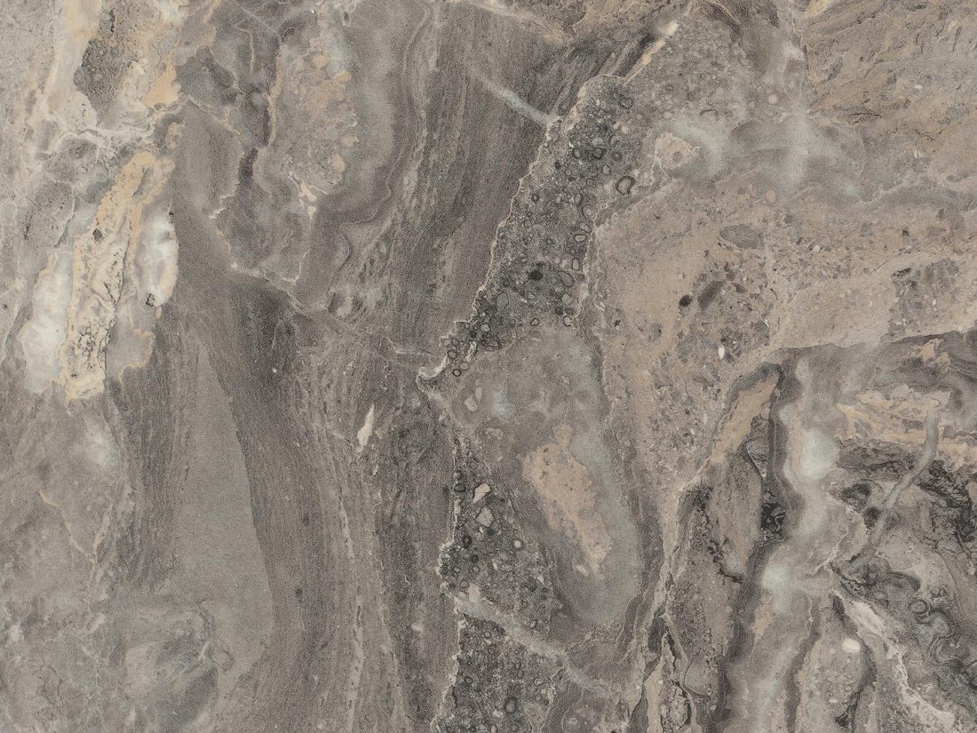 EGGER F093 ST7 Grey Cipollino Marble — material / stone reproduction panel decor for custom cabinetry (close-up)