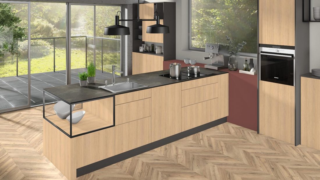 EGGER F311 ST87 Ceramic Anthracite — material / stone reproduction panel decor for custom cabinetry (3D view)