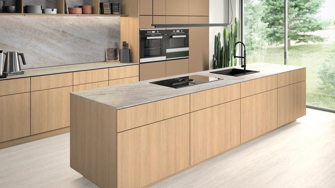 EGGER F836 ST75 White Formello Marble — material / stone reproduction panel decor for custom cabinetry (3D view)