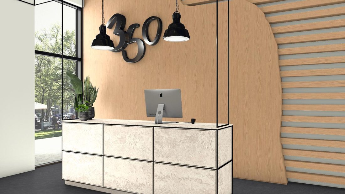 EGGER H1316 ST17 Bookmatch Oak — woodgrain reproduction panel decor for custom cabinetry (3D view)