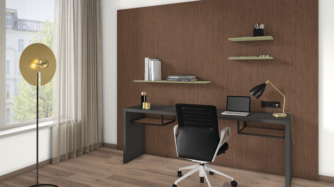EGGER H309 ST12 Brown Tonsberg Oak — woodgrain reproduction panel decor for custom cabinetry (3D view)