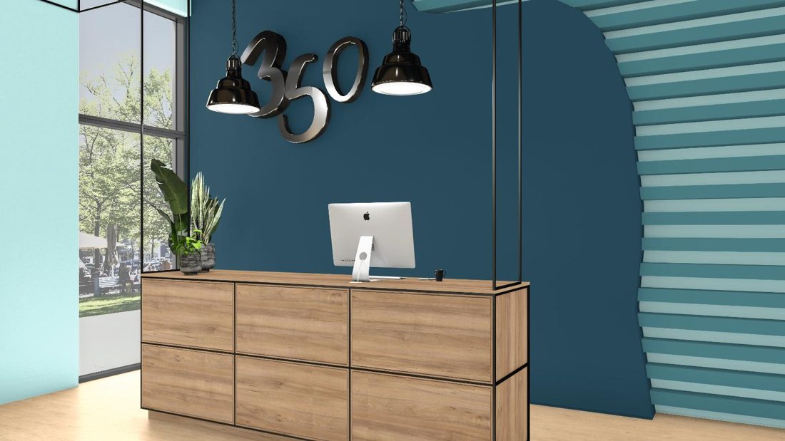 EGGER H3700 ST10 Natural Pacific Walnut — woodgrain reproduction panel decor for custom cabinetry (3D view)