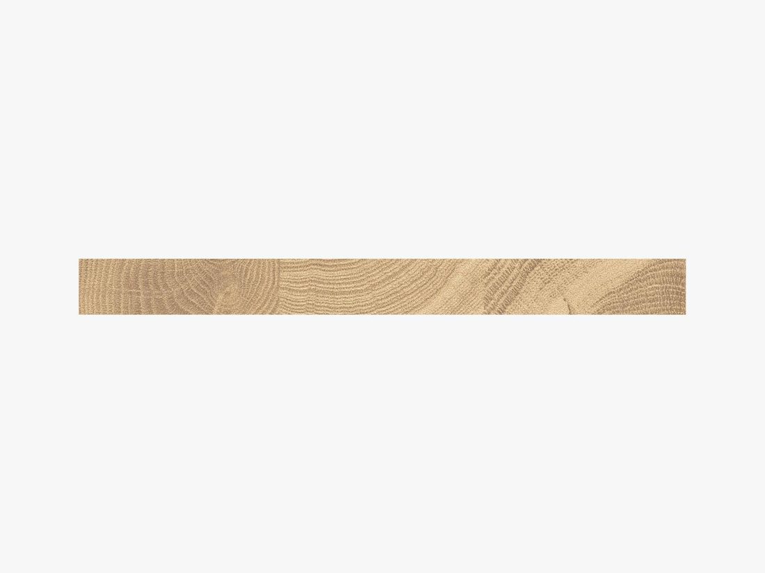 EGGER Q1180 RO Natural Halifax Oak — end-grain panel decor for custom cabinetry (board scan)