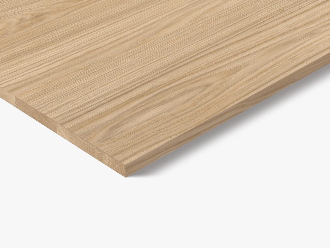 EGGER Q1367 RO Light Natural Casella Oak — end-grain panel decor for custom cabinetry (close-up)