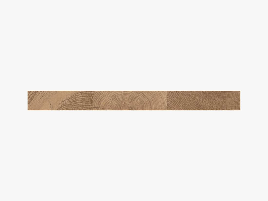EGGER Q3317 RO Brown Cuneo Oak — end-grain panel decor for custom cabinetry (board scan)