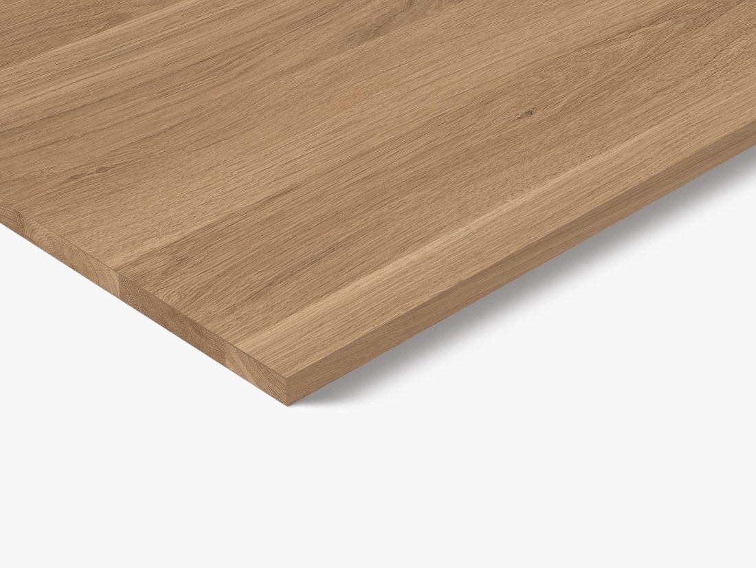 EGGER Q3317 RO Brown Cuneo Oak — end-grain panel decor for custom cabinetry (close-up)