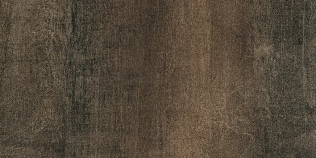 Whiskey K48 Uniboard TFL in Lyra texture — brown woodgrain finish for custom cabinetry