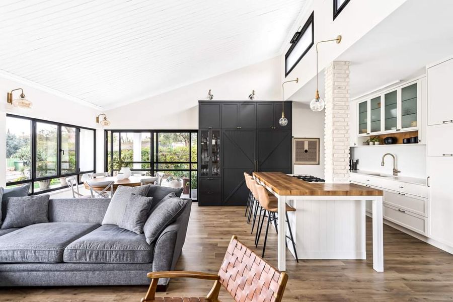 Brick Column Farmhouse — custom kitchens, built-ins & wall units, bathroom vanities by iKitchen Cabinetry, view 2