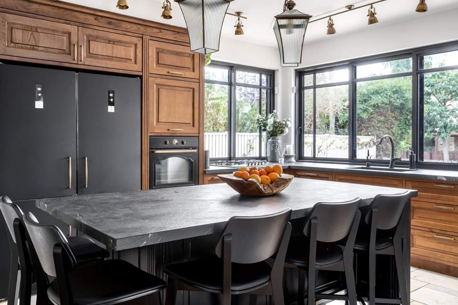 Brick Hearth Country House — custom kitchens, built-ins & wall units, bathroom vanities by iKitchen Cabinetry, view 2