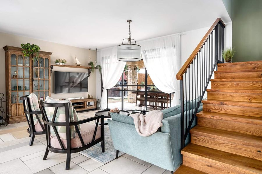 Brick Hearth Country House — custom kitchens, built-ins & wall units, bathroom vanities by iKitchen Cabinetry, view 6