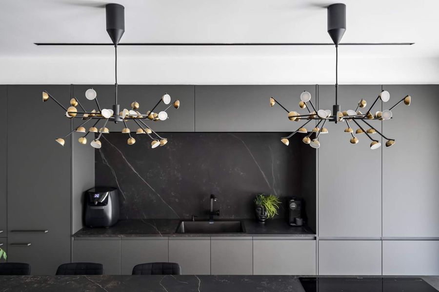 Champagne and Stone Apartment — custom kitchens, built-ins & wall units, bathroom vanities by iKitchen Cabinetry, view 5