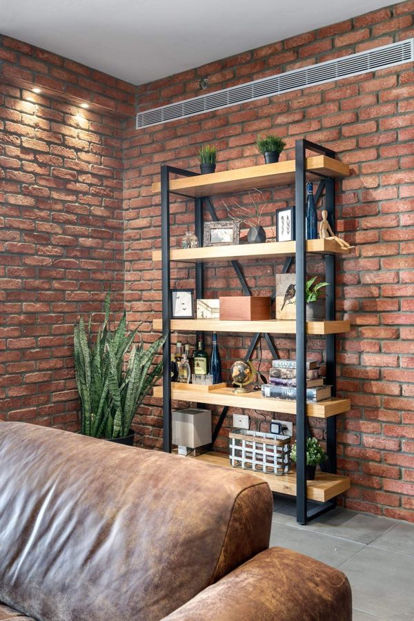 Exposed Brick Loft — built-ins & wall units, bathroom vanities by iKitchen Cabinetry, view 2
