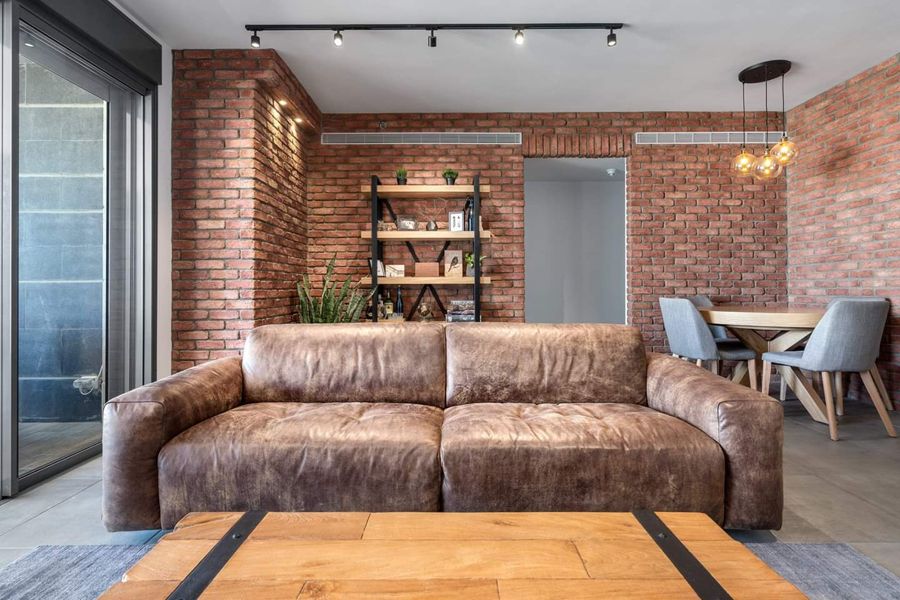 Exposed Brick Loft — built-ins & wall units, bathroom vanities by iKitchen Cabinetry, view 9