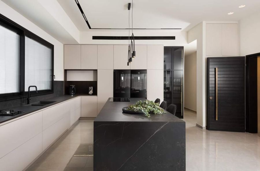 Fluted Walnut Penthouse — custom kitchens, built-ins & wall units, bathroom vanities, walk-in closets by iKitchen Cabinetry, view 4
