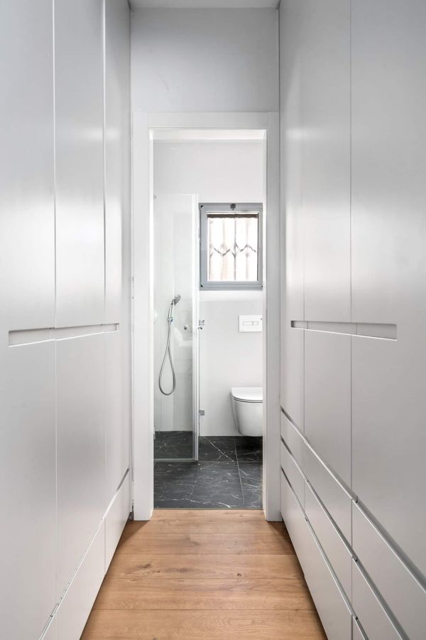 Herringbone Media Wall Duplex — custom kitchens, built-ins & wall units, wall paneling, bathroom vanities by iKitchen Cabinetry, view 11