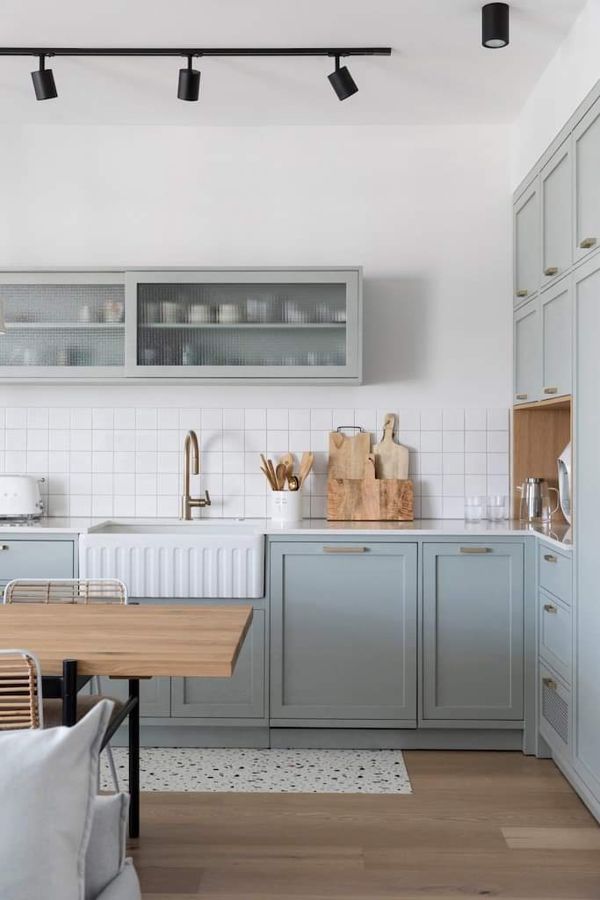 Sage Shaker Apartment — custom kitchens, built-ins & wall units by iKitchen Cabinetry, view 6