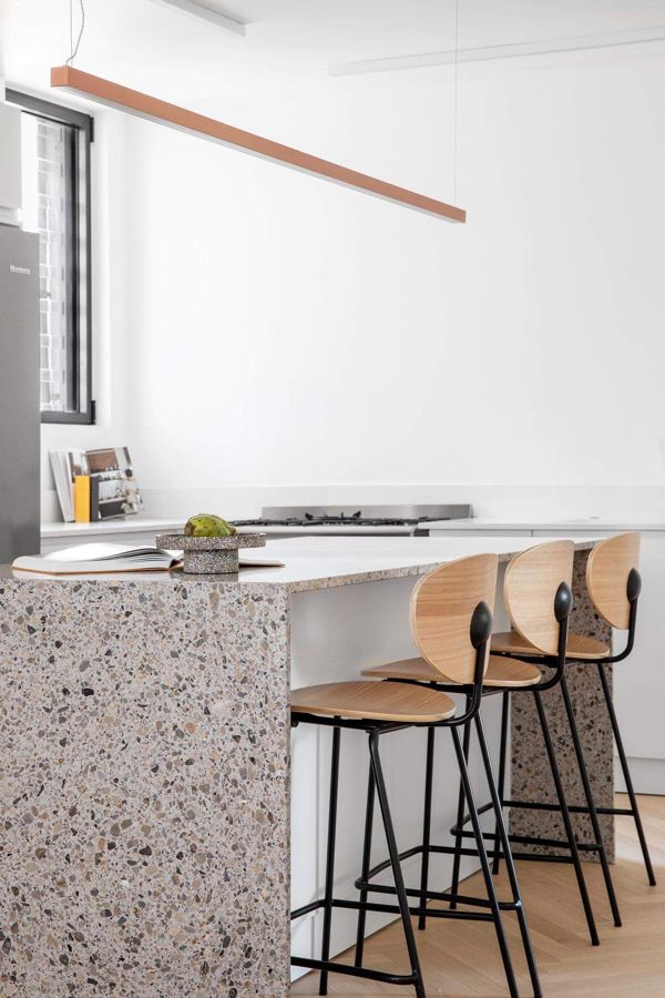 Terrazzo Island Apartment — custom kitchens, built-ins & wall units, bathroom vanities by iKitchen Cabinetry, view 2