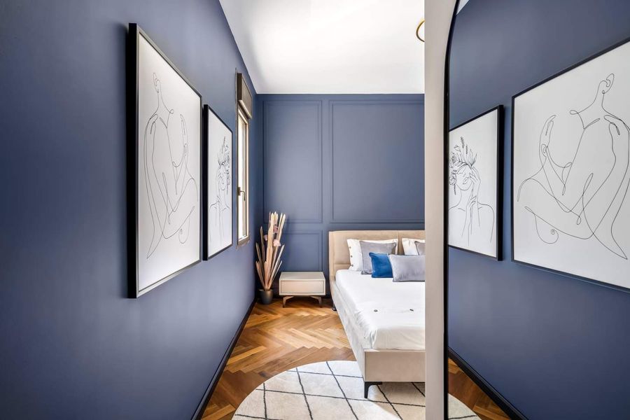 Walnut and Slate Apartment — custom kitchens, built-ins & wall units, bathroom vanities by iKitchen Cabinetry, view 13