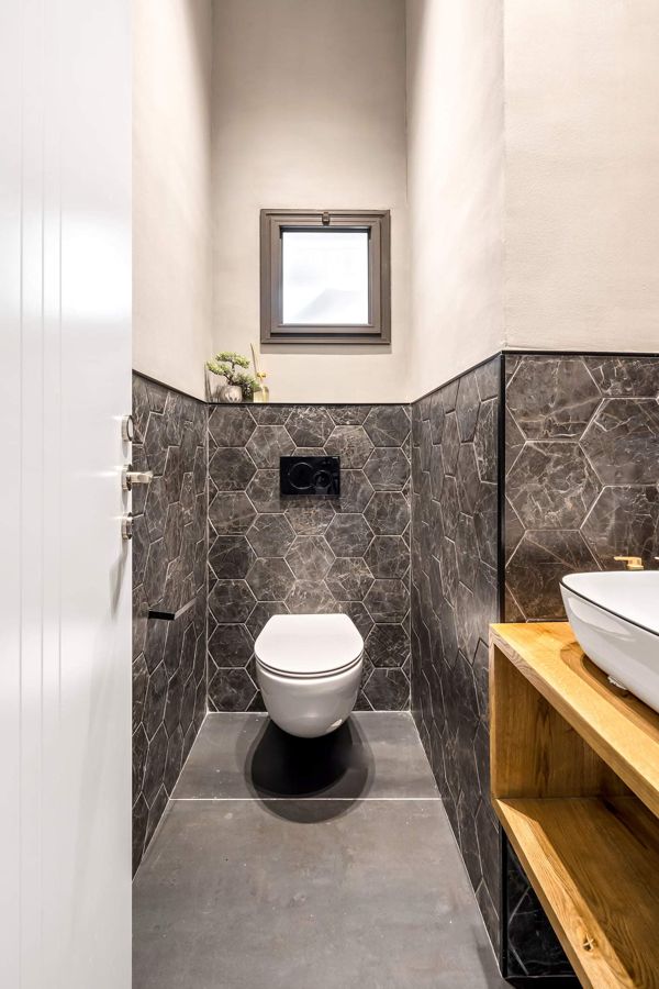 Walnut and Slate Apartment — custom kitchens, built-ins & wall units, bathroom vanities by iKitchen Cabinetry, view 16