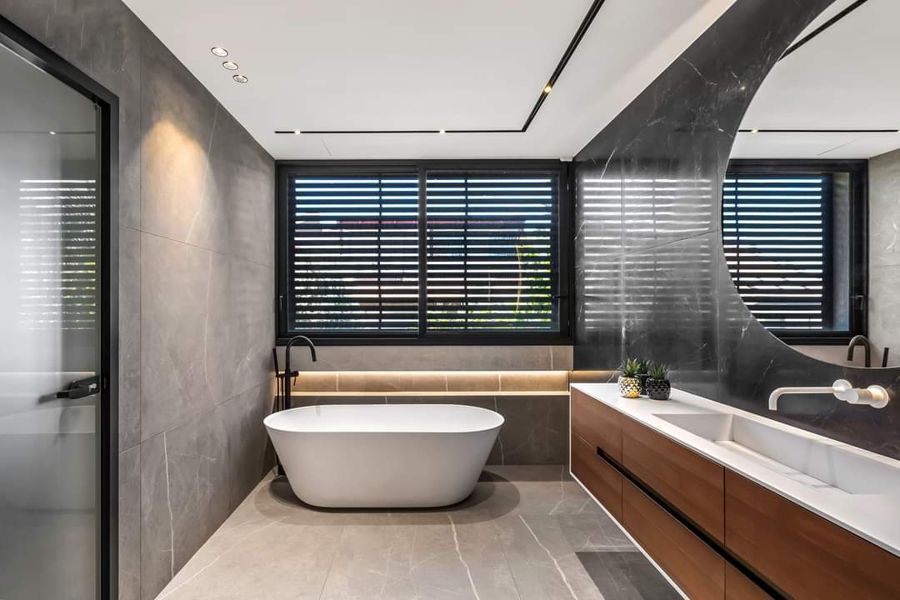 Walnut Piano House — custom kitchens, built-ins & wall units, wall paneling, bathroom vanities by iKitchen Cabinetry, view 12