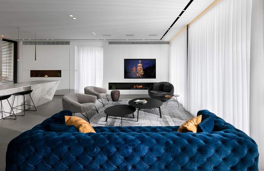 White Marble House — custom kitchens, built-ins & wall units, wall paneling, bathroom vanities by iKitchen Cabinetry, view 10